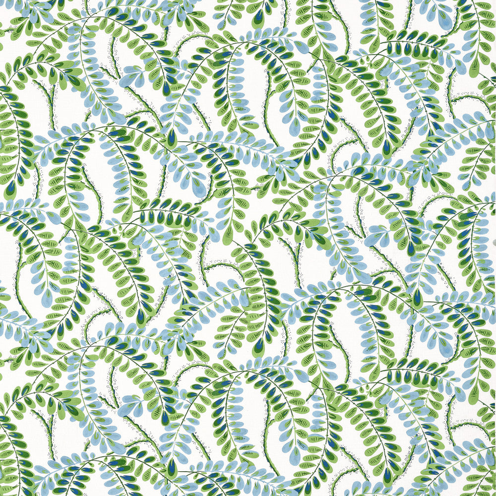 Augusta Blue and Green F945038 by Thibaut Fabric Thibaut Fabric Augusta Blue and Green F945038Fabric WANDERLUST FABRIC BOOK U.S.A </p><p>Repeat: H: 54  in  (137.16  cm), V: 37  (93.98  cm) 54  in  (137.16  cm) - Fabric Carolina -