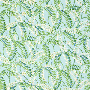 Augusta Turquoise F945040 by Thibaut Designer Fabric