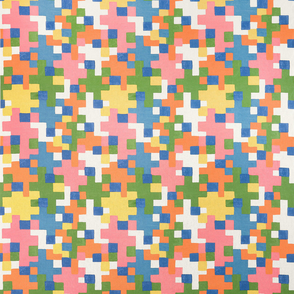 Pixel Brights F945042 by Thibaut Fabric Thibaut Fabric Pixel Brights F945042Fabric WANDERLUST FABRIC BOOK U.S.A </p><p>Repeat: H: 18.5  in  (46.99  cm), V: 20.5  (52.07  cm) 54  in  (137.16  cm) - Fabric Carolina -