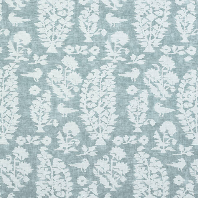 Allaire Aqua F972595 by Thibaut Fabric Thibaut Fabric Allaire Aqua F972595Fabric Chestnut Hill Fabric 90% Cotton, 10% Linen U.S.A. </p><p>Repeat: V: 24 54 - Fabric Carolina -
