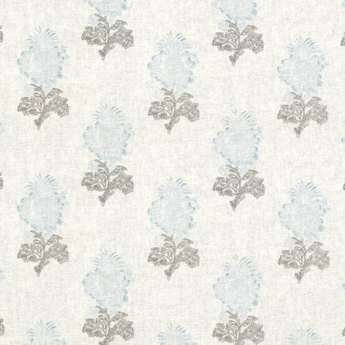 Aldith Aqua F972607 by Thibaut Fabric Thibaut Fabric Aldith Aqua F972607Fabric Chestnut Hill Fabric 55% Linen, 45% Cotton U.S.A. </p><p>Repeat: V: 12 54 - Fabric Carolina -