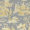 Cheng Toile Yellow and Grey F975470 by Thibaut Designer Fabric