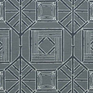 Shoji Panel Grey F975520 by Thibaut Designer Fabric