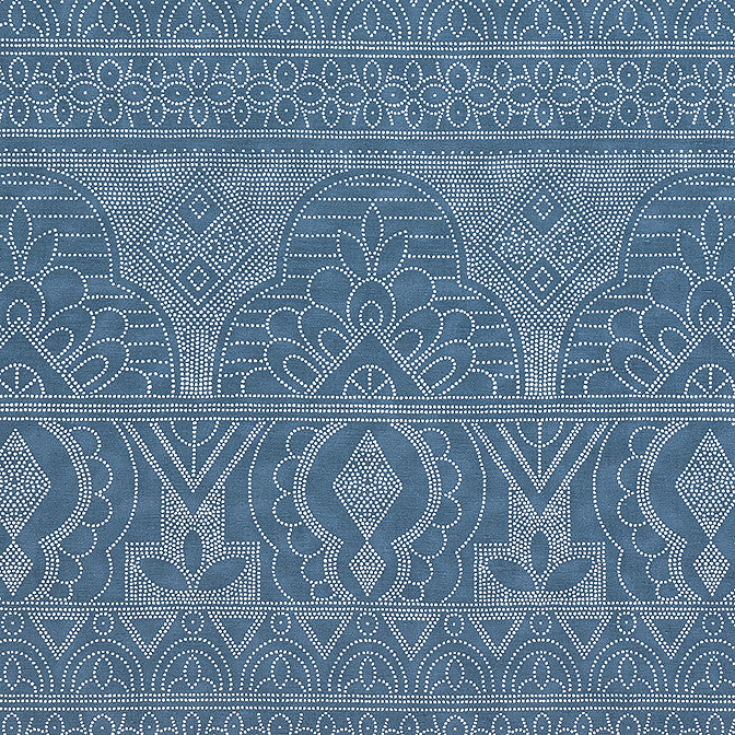 Medinas Navy F981303 by Thibaut Fabric Thibaut Fabric Medinas Navy F981303Fabric Montecito 55% Linen, 45% Cotton INDIA </p><p>Repeat: V: 24.75 53 - Fabric Carolina -