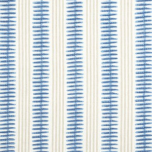Indo Stripe Navy F981318 by Thibaut Designer Fabric