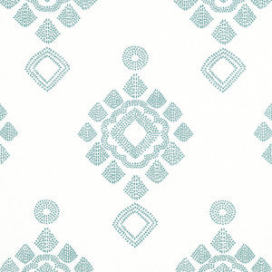 Province Medallion Seaglass F981320 by Thibaut Designer Fabric