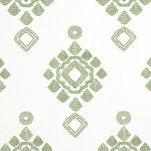 Province Medallion Spruce F981322 by Thibaut Designer Fabric