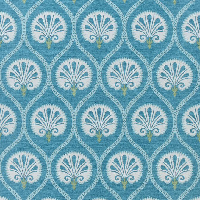 Kimberly Teal F985020 by Thibaut Fabric Thibaut Fabric Kimberly Teal F985020Fabric Greenwood Fabric Book 51% Cotton, 49% Linen UNITED KINGDOM </p><p>Repeat: V: 24.25 54 - Fabric Carolina -