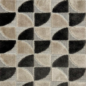 Pinwheel Charcoal by Europatex Designer Fabric