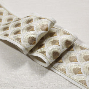 Fanny Emb Tape Quartz by Magnolia Designer Fabric