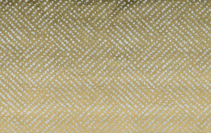 Farley Gold by Norbar Designer Fabric PARAMOUNT 53% VISCOSE 29% COTTON CHINA 3 1/2"V 3 3/4"H 55 - Swanky Fabrics -