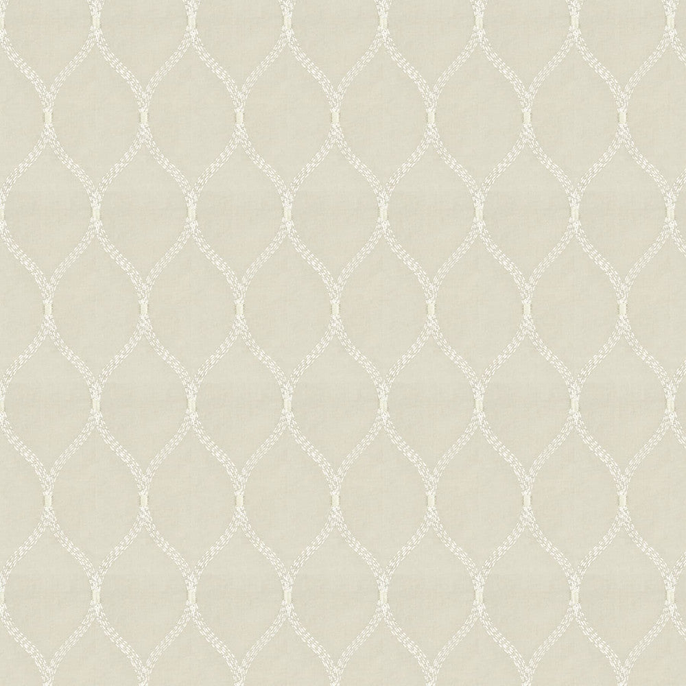 Fathom 4 Putty by Stout Designer Fabric COLOR MY WINDOW CHALK/TAUPE 80%SVI 20%POL %REMB INDIA Horizontal: 3.75 and Vertical: 7.5 51 in - Swanky Fabrics -