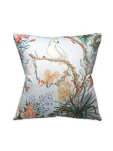 Cinque Terra Pillow 22 X 22 - Coral Sky FBCINQPILL0001 by Scalamandre Designer Pillows
