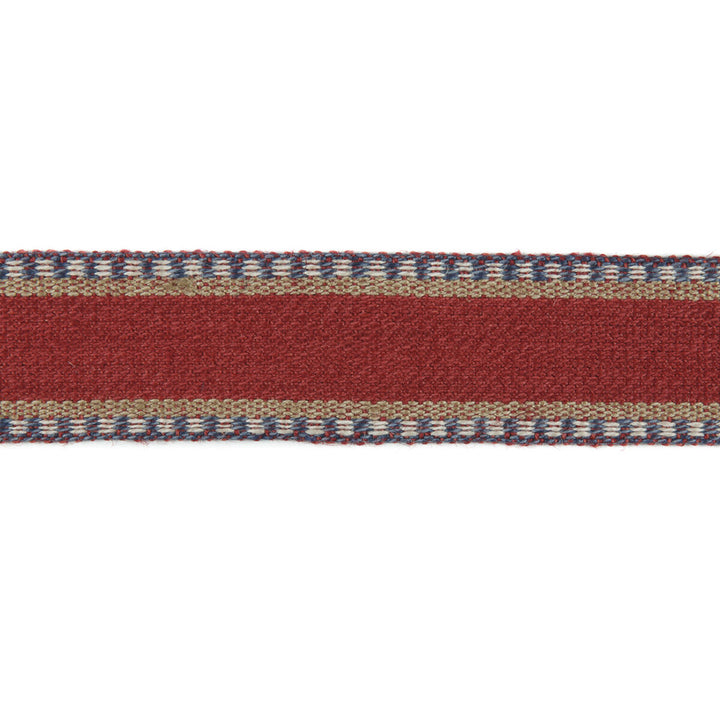Irvine Red by Mulberry Designer Trim MODERN COUNTRY JUTE - 60%;COTTON - 40% India - Horizontal: 1.70208 and Vertical: 0 1.70208 - Swanky Fabrics -