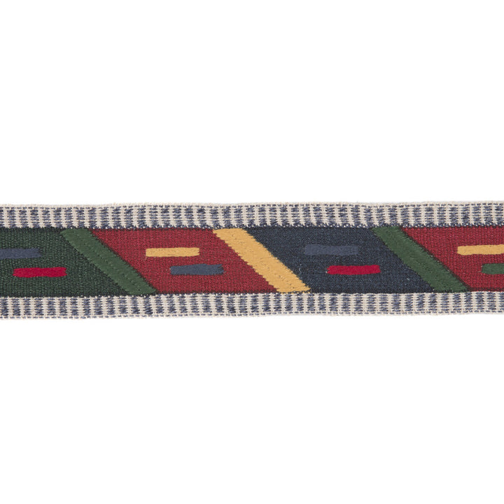 Portree Green by Mulberry Designer Trim MODERN COUNTRY JUTE - 55%;COTTON - 35%;POLYESTER - 10% India Horizontal: 2.70284 and Vertical: 15.51178 2.6792 - Swanky Fabrics -