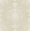 Colette Cameo Fog FC60300 by Seabrook Designs Designer Wallpaper