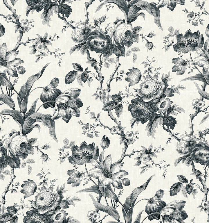 En Rose Poppy Seed FC61200 by Seabrook Designs Designer Wallpaper