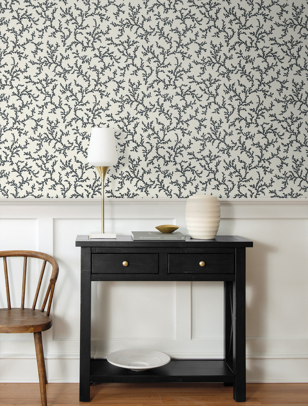 Corail Poppy Seed FC62100 by Seabrook Designs Designer Wallpaper