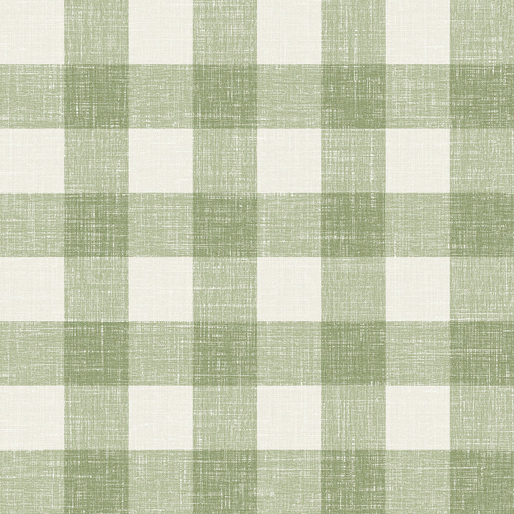 Bebe Gingham Herb FC62304 by Seabrook Designs Designer Wallpaper