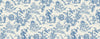 Chinoiserie Linen Fabric Denim Wash FC62812F by Seabrook Designs Designer Fabric