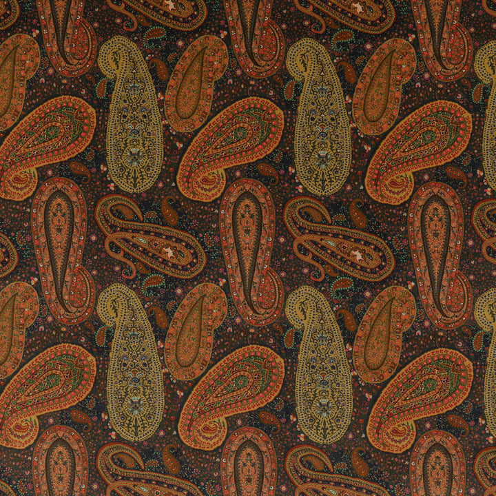 Peregrine Paisley Velvet Plum by Mulberry Designer Fabric MULBERRY LONG WEEKEND COTTON - 83%;POLYESTER - 17% United Kingdom Horizontal: 17.336 and Vertical: 22.852 52.008 - Swanky Fabrics -