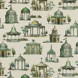 Follies Emerald by Mulberry Designer Fabric