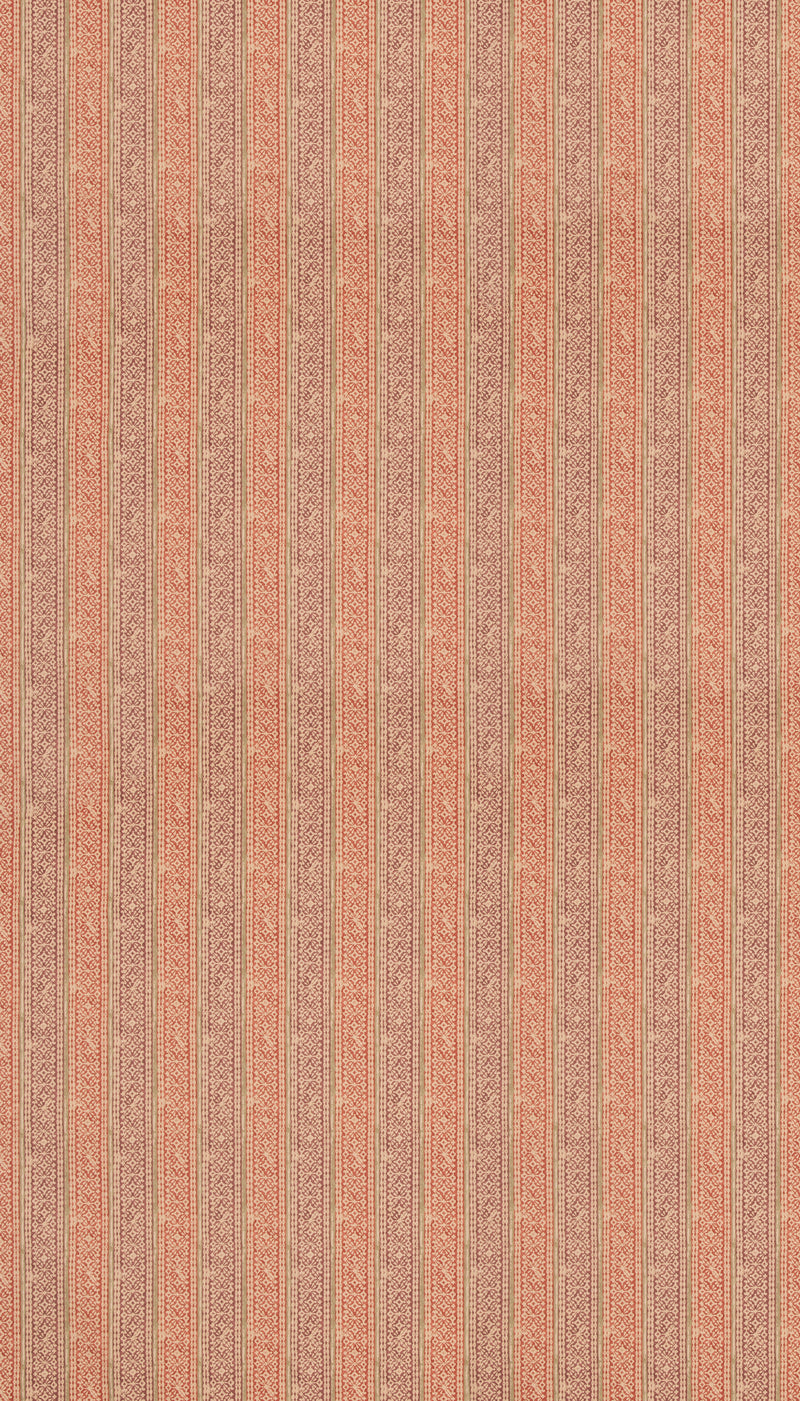 Ladbroke Stripe - Plum/Russet FD2018.H57.0 by Mulberry Designer Fabric