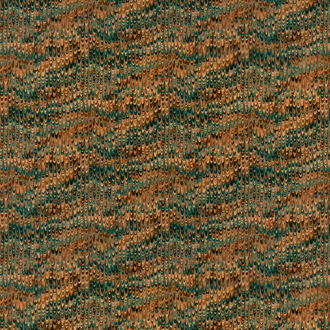 End Paper Velvet - Teal FD2022.R11.0 by Mulberry Designer Fabric