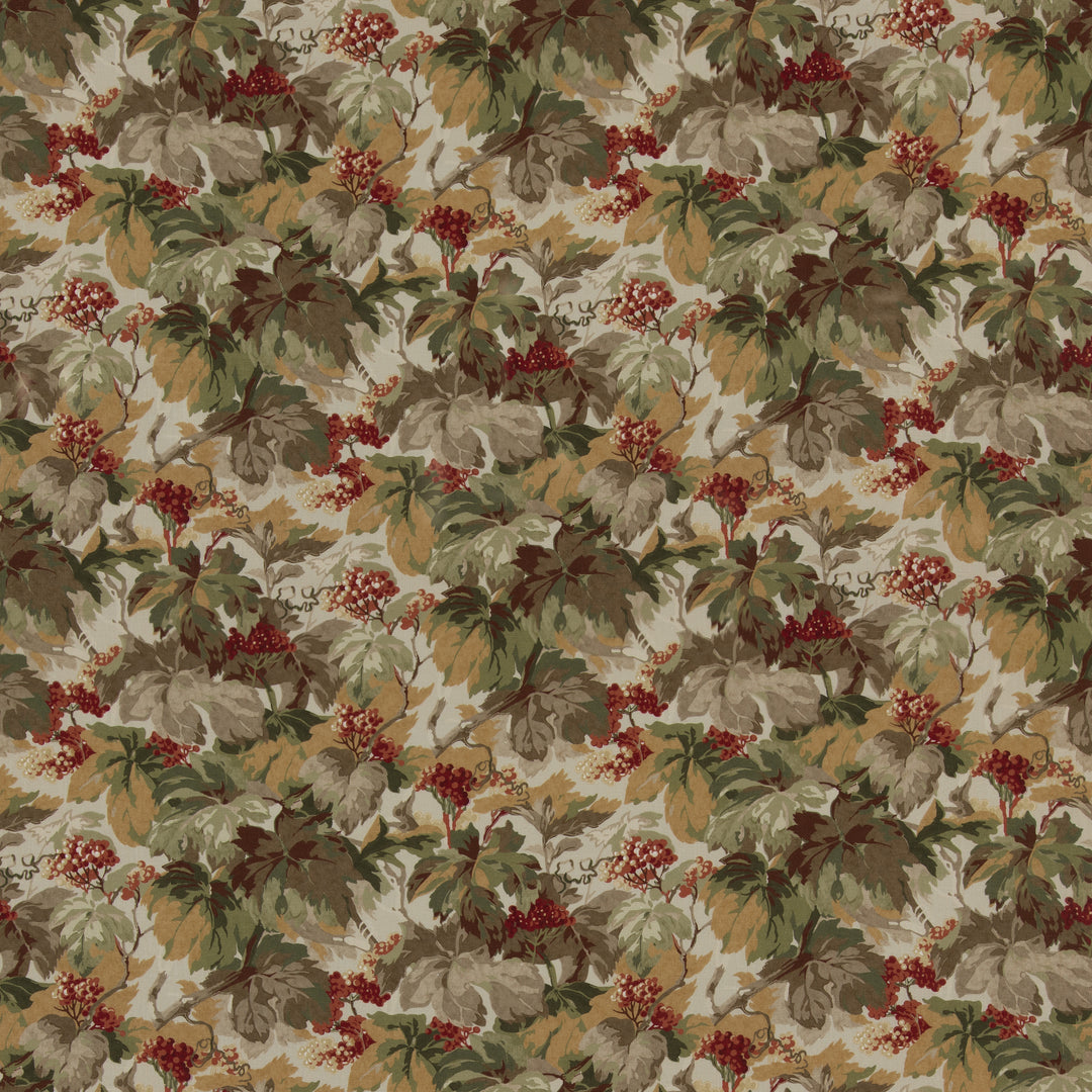 Country Walk - Red/Green FD2025.V90.0 by Mulberry Designer Fabric