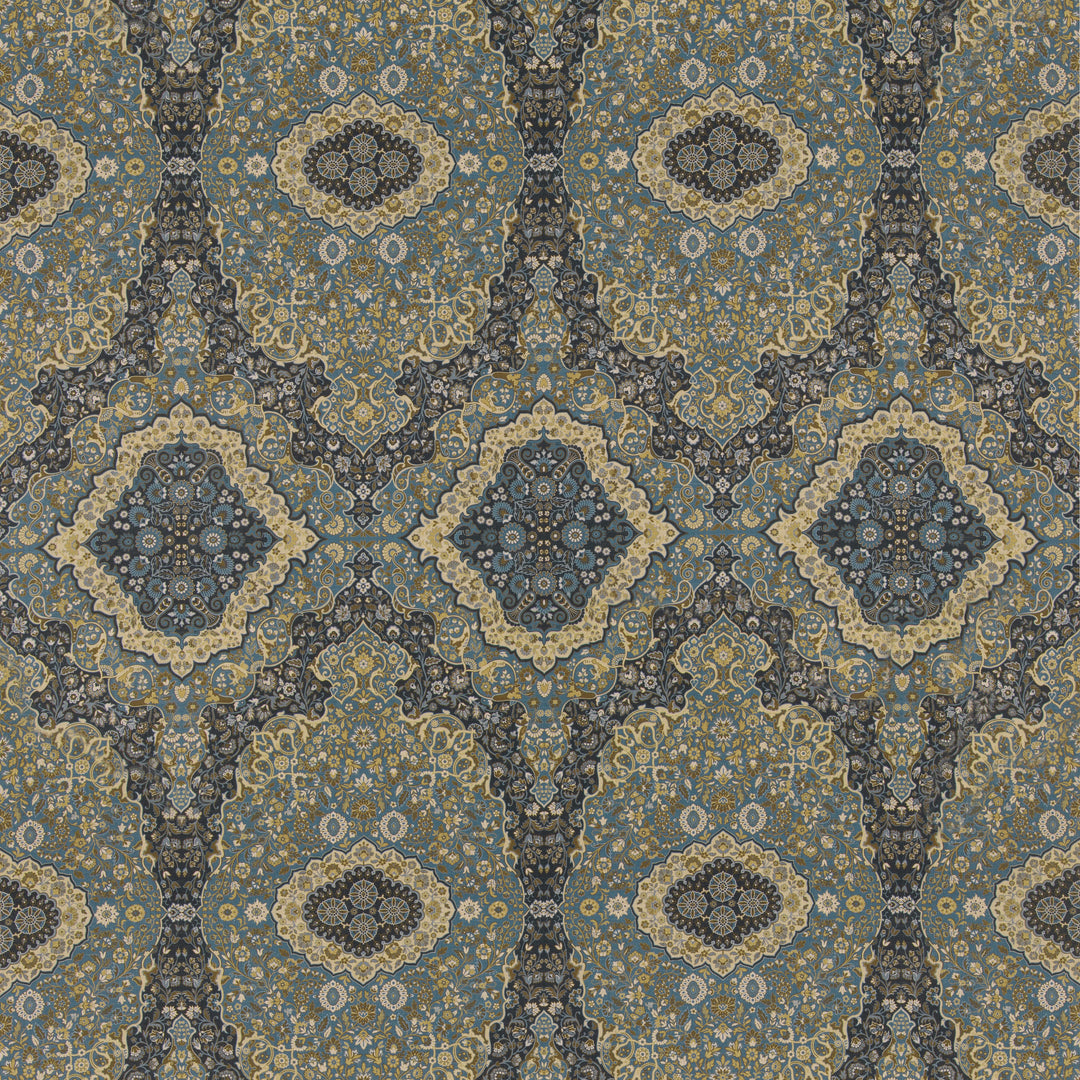 Woodland Paisley - Indigo FD2028.H10.0 by Mulberry Designer Fabric