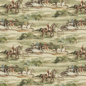 Morning Gallop Linen Antique by Mulberry Designer Fabric
