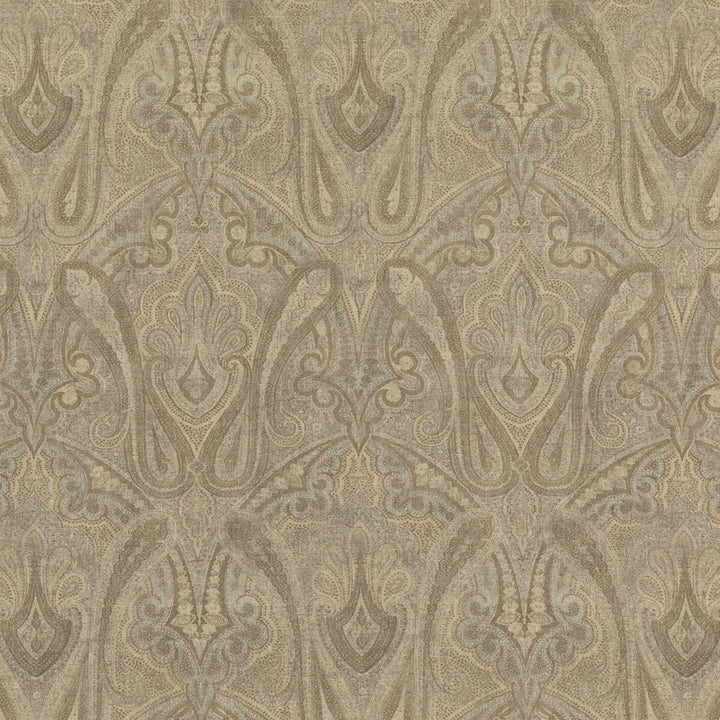 Canvas Paisley Mineral by Mulberry Designer Fabric MODERN COUNTRY II VISCOSE - 82%;LINEN - 18% United Kingdom HEAVY Horizontal: 18.124 and Vertical: 29.156 54.372 - Swanky Fabrics -