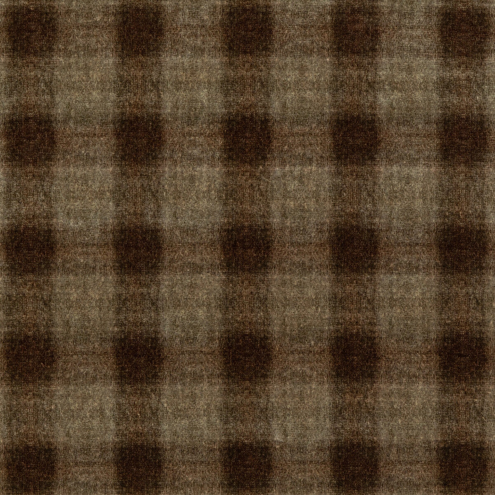 Highland Check Woodsmoke by Mulberry Fabric Mulberry Fabric Highland Check WoodsmokeFabric MODERN COUNTRY VELVETS VISCOSE - 55%;COTTON - 45% Italy </p><p>Repeat: H: 6.895, V: 7.092 55.16 - Fabric Carolina -