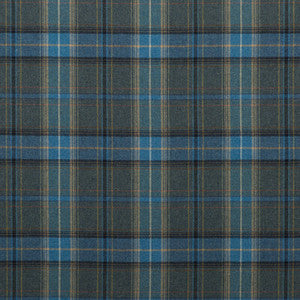 Shetland Plaid Blue by Mulberry Designer Fabric