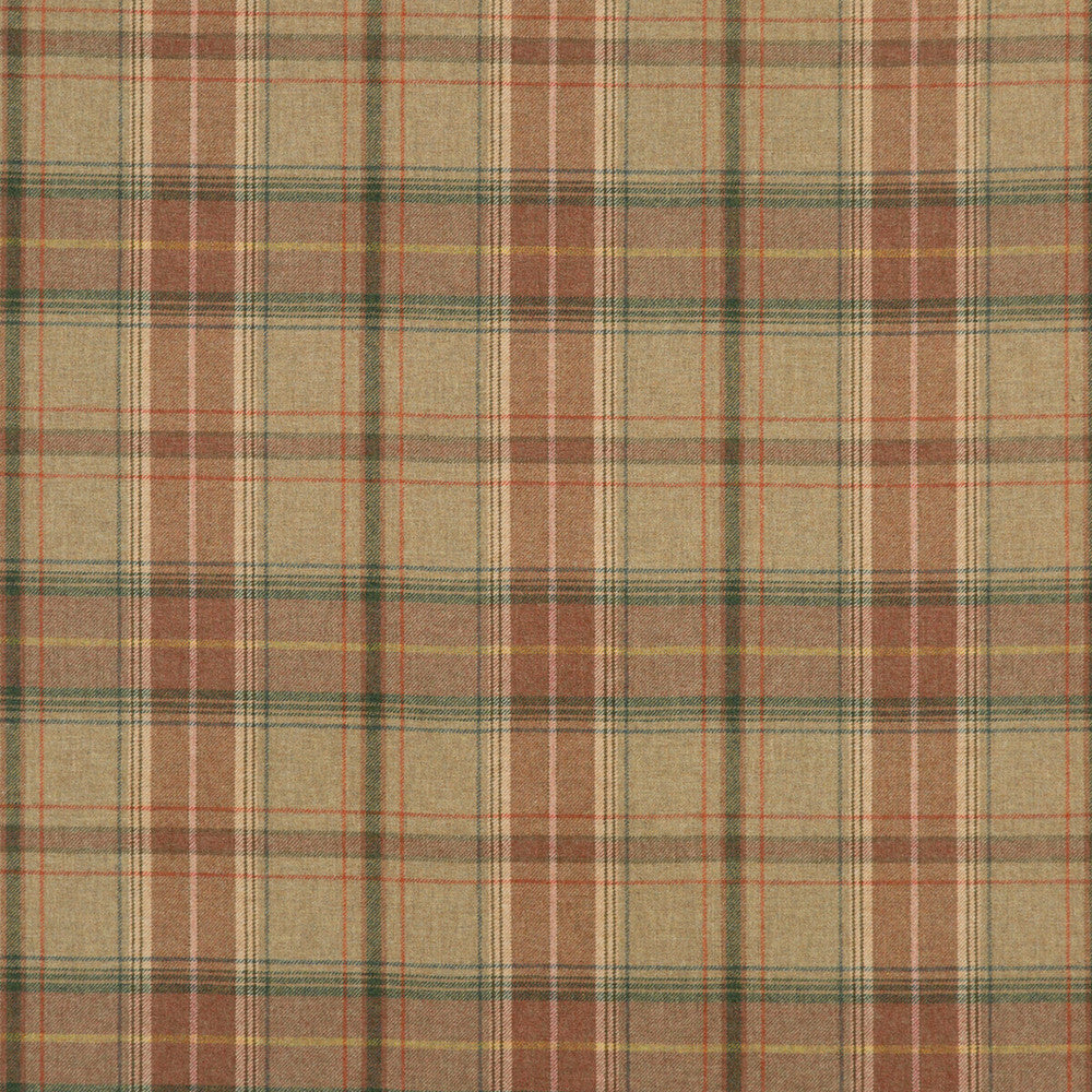 Shetland Plaid Quartz by Mulberry Designer Fabric BOHEMIAN ROMANCE WOOL - 100% United Kingdom LIGHT Horizontal: - and Vertical: 13.79 59.1 - Swanky Fabrics -
