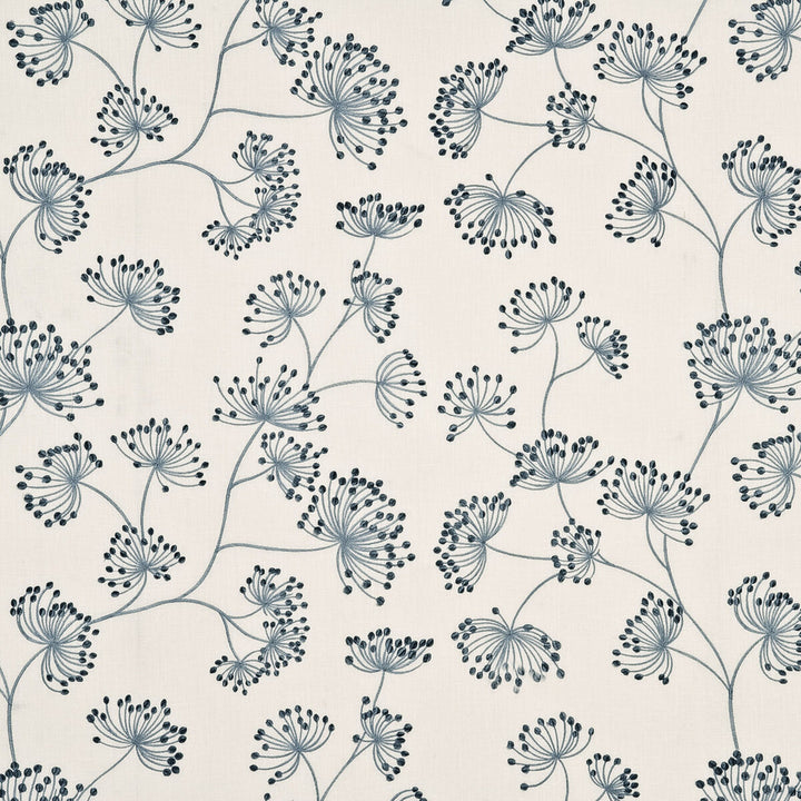Meadow Linen Soft Blue by Mulberry Designer Fabric HEIRLOOM LINEN - 65%;RAYON - 35% India - Horizontal: 24.822 and Vertical: 15.366 51.22 - Swanky Fabrics -
