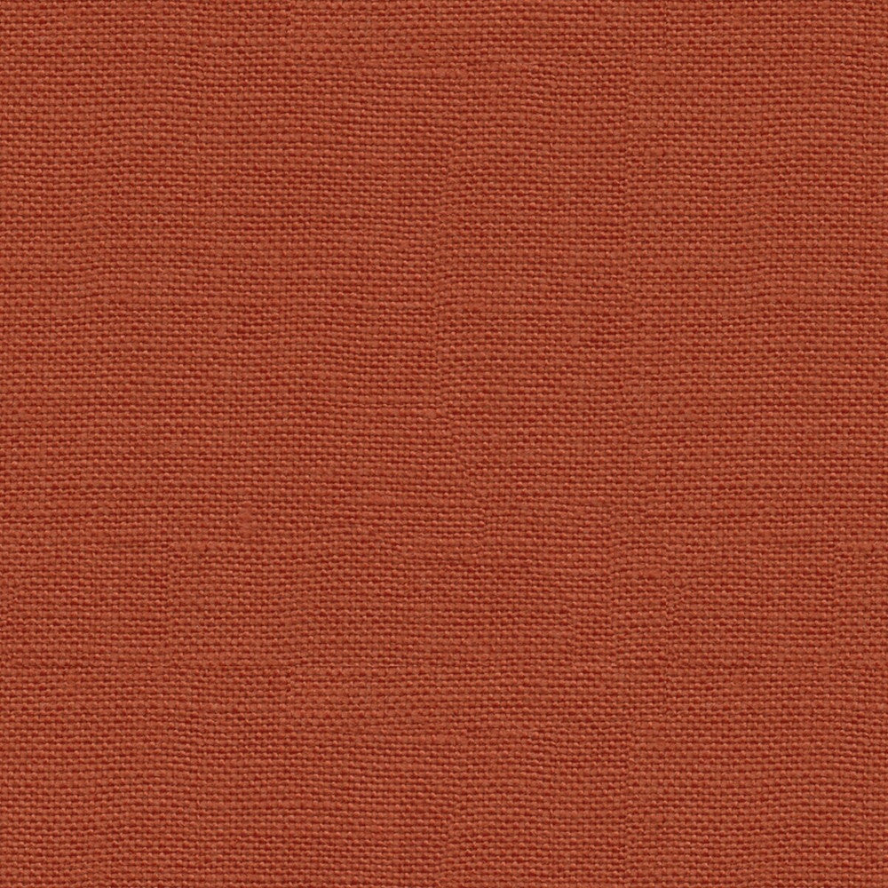 Weekend Linen Paprika by Mulberry Designer Fabric COUNTRY WEEKEND LINEN - 100% Belgium Horizontal: and Vertical: 0 53.978 - Swanky Fabrics -