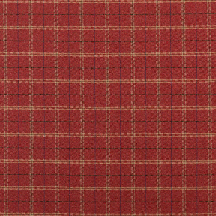 Islay Red by Mulberry Designer Fabric BOHEMIAN ROMANCE MERINO WOOL - 50%;WOOL - 50% United Kingdom Horizontal: 4.728 and Vertical: 4.728 59.1 - Swanky Fabrics -