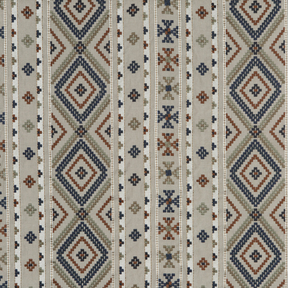 Shaftesbury Blue/Lovat by Mulberry Fabric Mulberry Fabric Shaftesbury Blue/LovatFabric BOHEMIAN ROMANCE LINEN - 53%;POLYESTER - 28%;VISCOSE - 19% India </p><p>Repeat: H: 25.61, V: 12.214 51.22 - Fabric Carolina -