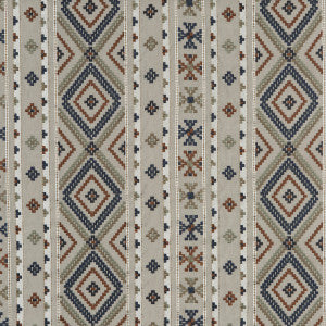 Shaftesbury Blue/Lovat by Mulberry Designer Fabric