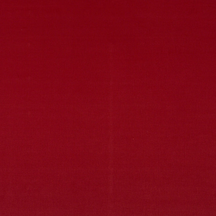 Faroe Red by Mulberry Designer Fabric BOHEMIAN WEAVES COTTON - 100% Italy HEAVY Horizontal: and Vertical: 53.978 - Swanky Fabrics -