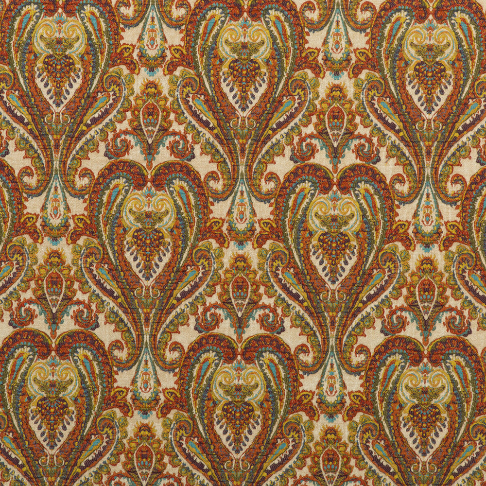 Bohemian Paisley Multi by Mulberry Fabric Mulberry Fabric Bohemian Paisley MultiFabric BOHEMIAN ROMANCE VISCOSE - 81%;POLYESTER - 12%;COTTON - 7% Turkey </p><p>Repeat: H: 12.608, V: 22.852 48.462 - Fabric Carolina -