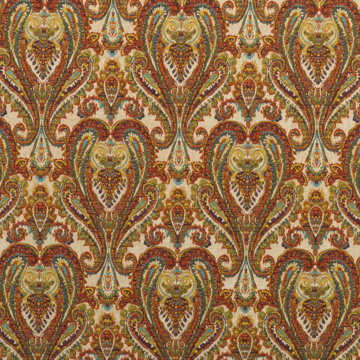 Bohemian Paisley Multi by Mulberry Fabric Mulberry Fabric Bohemian Paisley MultiFabric BOHEMIAN ROMANCE VISCOSE - 81%;POLYESTER - 12%;COTTON - 7% Turkey </p><p>Repeat: H: 12.608, V: 22.852 48.462 - Fabric Carolina -