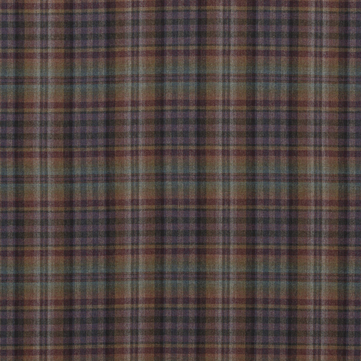 Nevis Teal/Sienna/Mauve by Mulberry Designer Fabric FESTIVAL WOOL - 100% United Kingdom HEAVY Horizontal: 9.85 and Vertical: 11.032 59.1 - Swanky Fabrics -