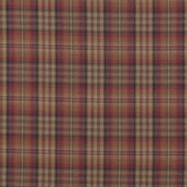 Nevis Russet/Mauve by Mulberry Designer Fabric FESTIVAL WOOL - 100% United Kingdom HEAVY Horizontal: 9.85 and Vertical: 11.032 59.1 - Swanky Fabrics -