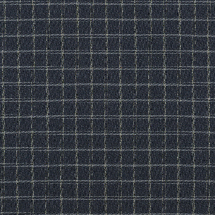 Bute Indigo by Mulberry Designer Fabric FESTIVAL WOOL - 100% United Kingdom HEAVY Horizontal: 2.758 and Vertical: 2.955 57.918 - Swanky Fabrics -