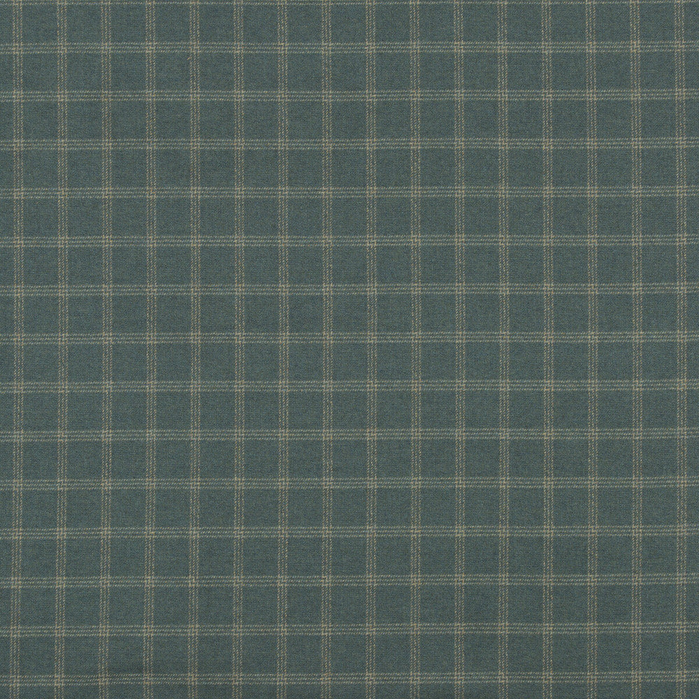 Bute Teal by Mulberry Designer Fabric FESTIVAL WOOL - 100% United Kingdom HEAVY Horizontal: 2.758 and Vertical: 2.955 57.918 - Swanky Fabrics -