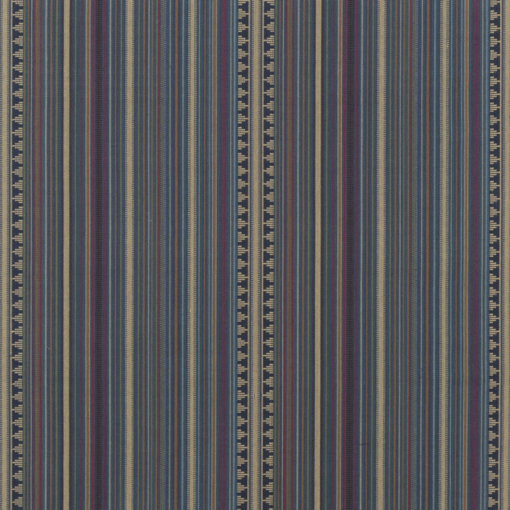 Pageant Stripe Teal by Mulberry Designer Fabric FESTIVAL COTTON - 100% India MEDIUM Horizontal: 17.139 and Vertical: 0.985 51.22 - Swanky Fabrics -