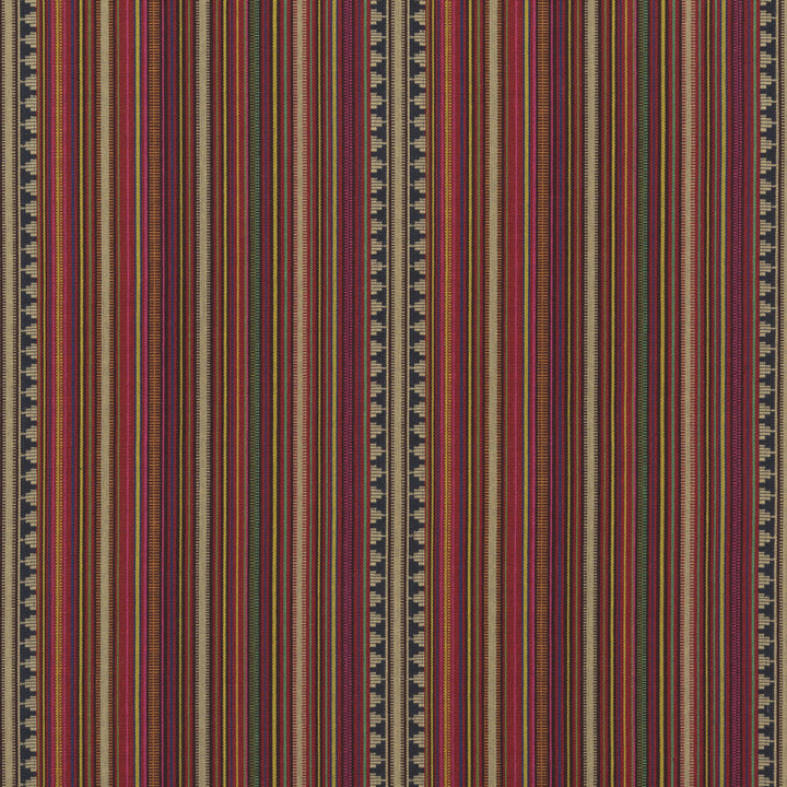 Pageant Stripe Multi by Mulberry Designer Fabric FESTIVAL COTTON - 100% India MEDIUM Horizontal: 17.139 and Vertical: 0.985 51.22 - Swanky Fabrics -