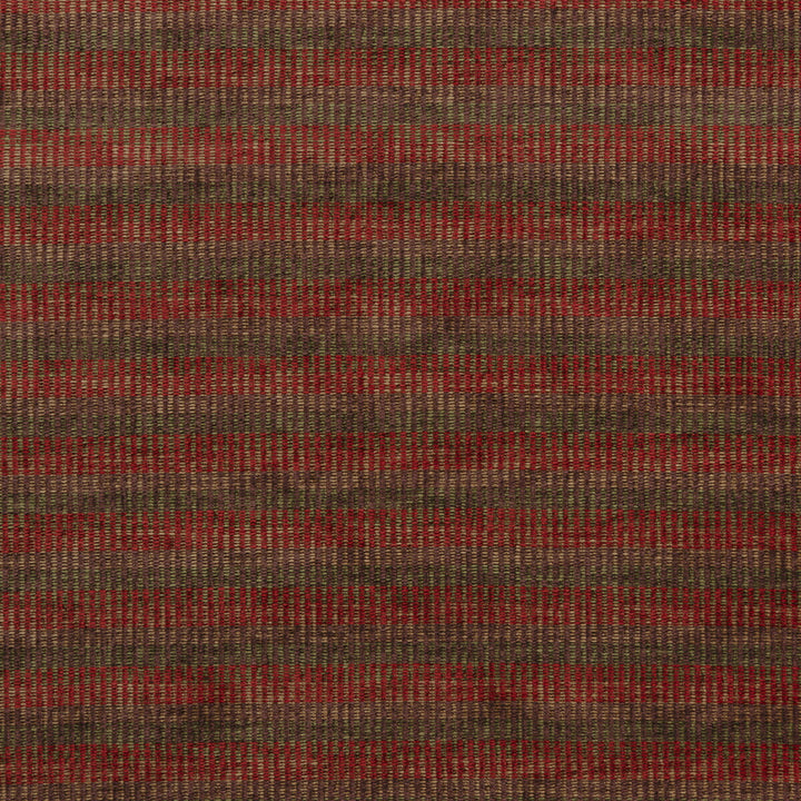 Rattan Chenille Red/Green by Mulberry Designer Fabric FESTIVAL VISCOSE - 60%;COTTON - 23%;POLYESTER - 17% Italy HEAVY Horizontal: 0 and Vertical: 3.152 53.978 - Swanky Fabrics -